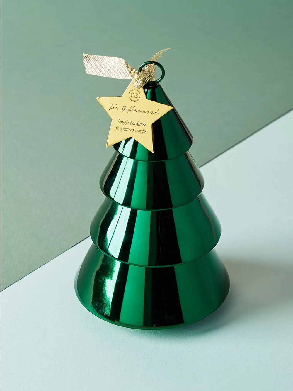 Stacking Tree Candle Gift Set - Fir and Firewood scent Capri Blue from Anthro